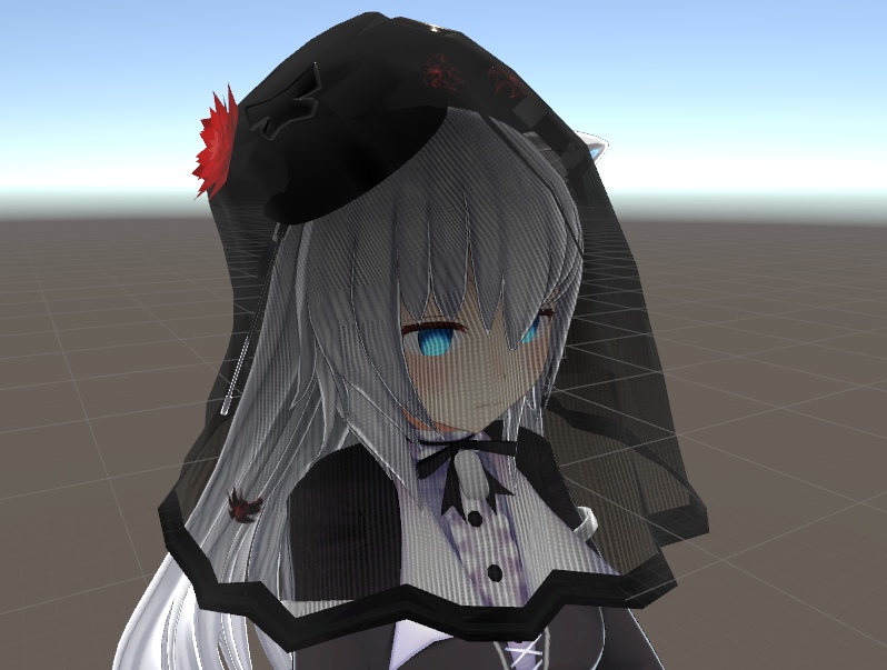 【VRchat向け】ロングトークハット