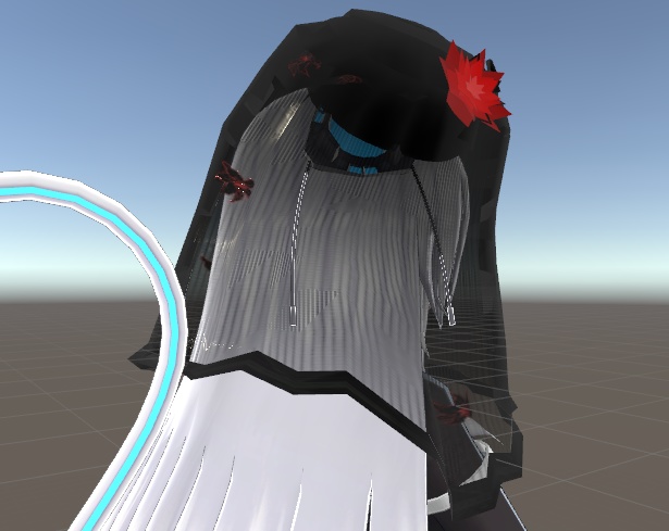 【VRchat向け】ロングトークハット