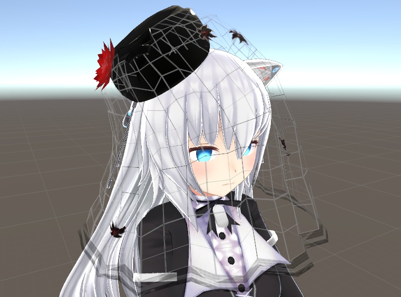 【VRchat向け】ロングトークハット