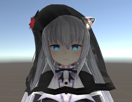 【VRchat向け】ロングトークハット