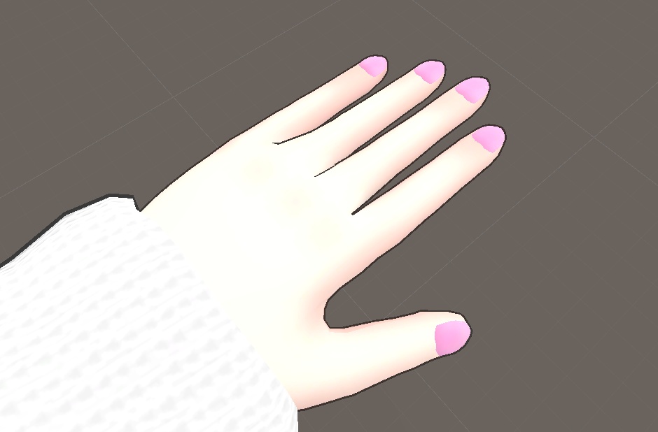 【VRchat想定】タートルネックのふかふか衣装