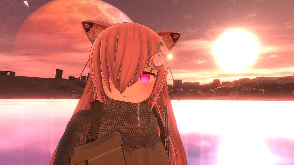 【VRchat想定】タートルネックのふかふか衣装