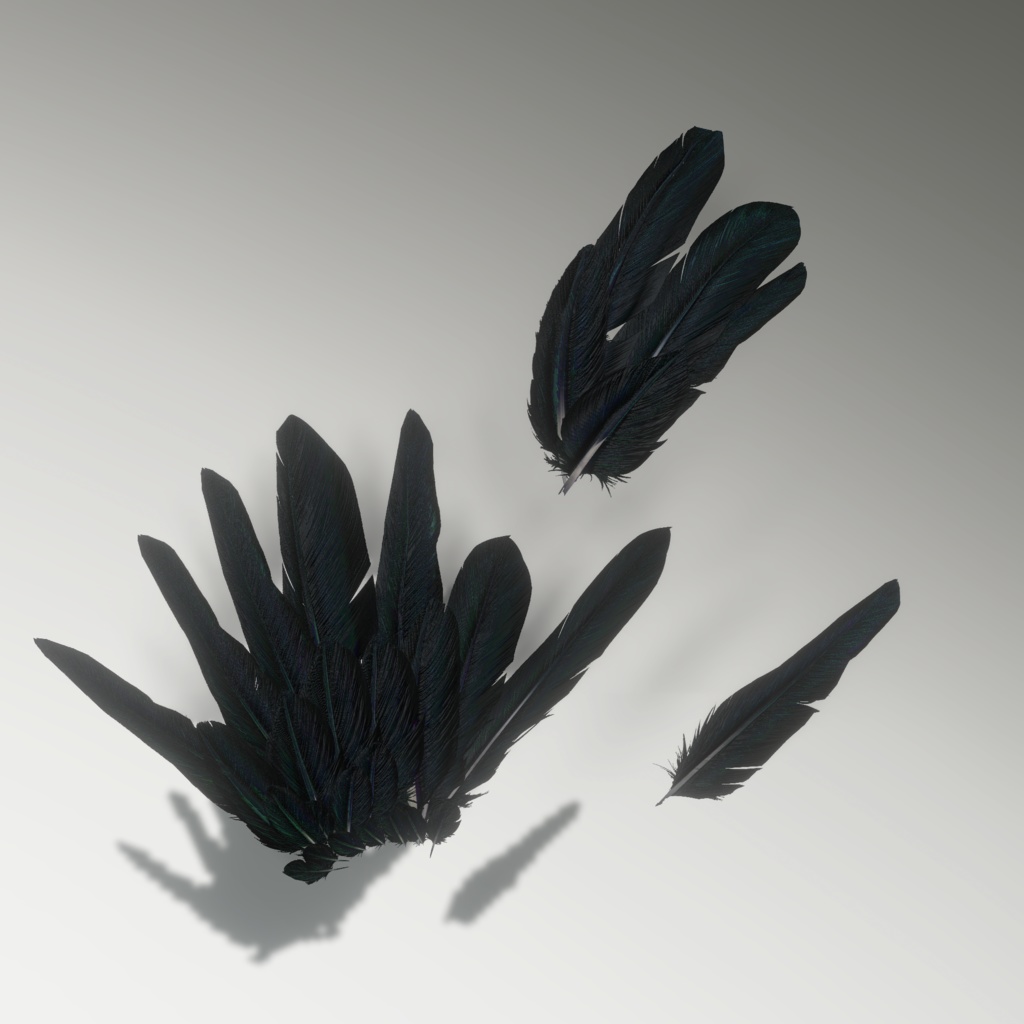 【無料】Raven Feathers