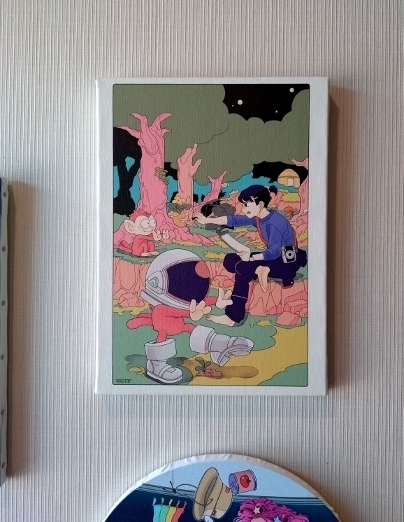 F4号キャンバスプリント【惑星にて】