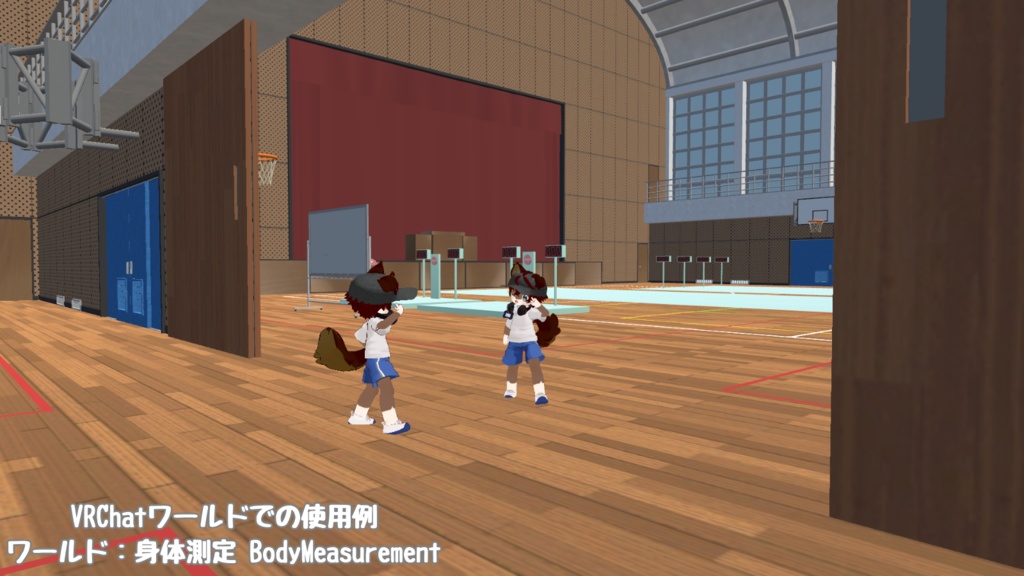 【VRChat】開閉扉ギミック付きスタジオミラー