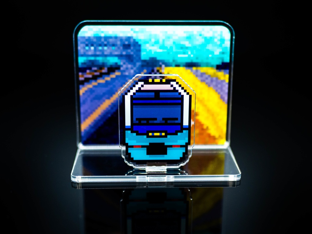 携鉄1000系 アクリルスタンドジオラマ