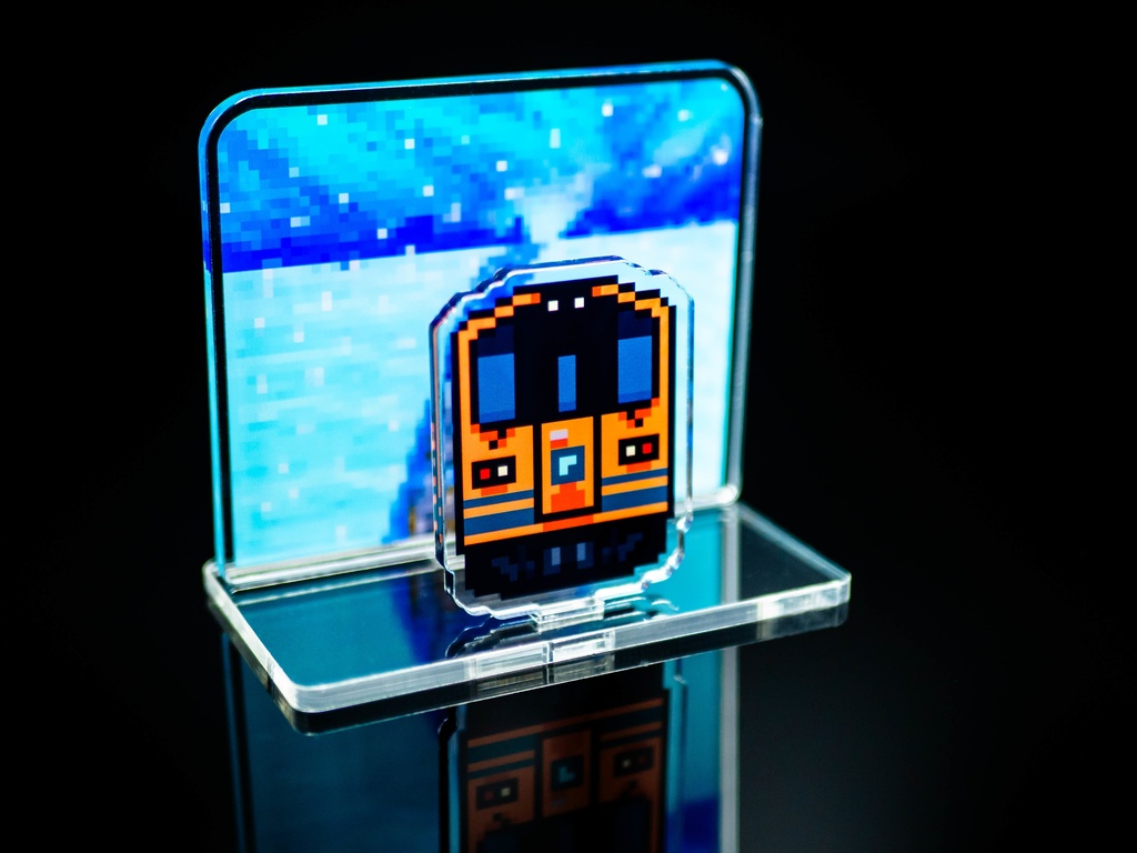 携鉄2000系 アクリルスタンドジオラマ