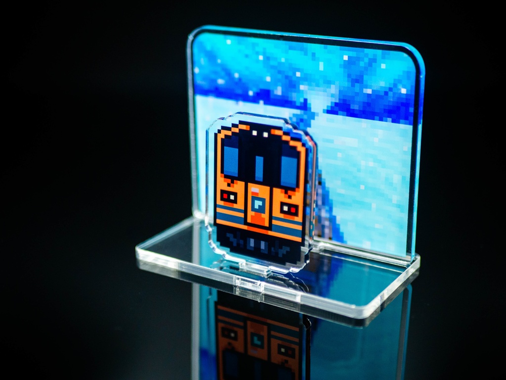 携鉄2000系 アクリルスタンドジオラマ