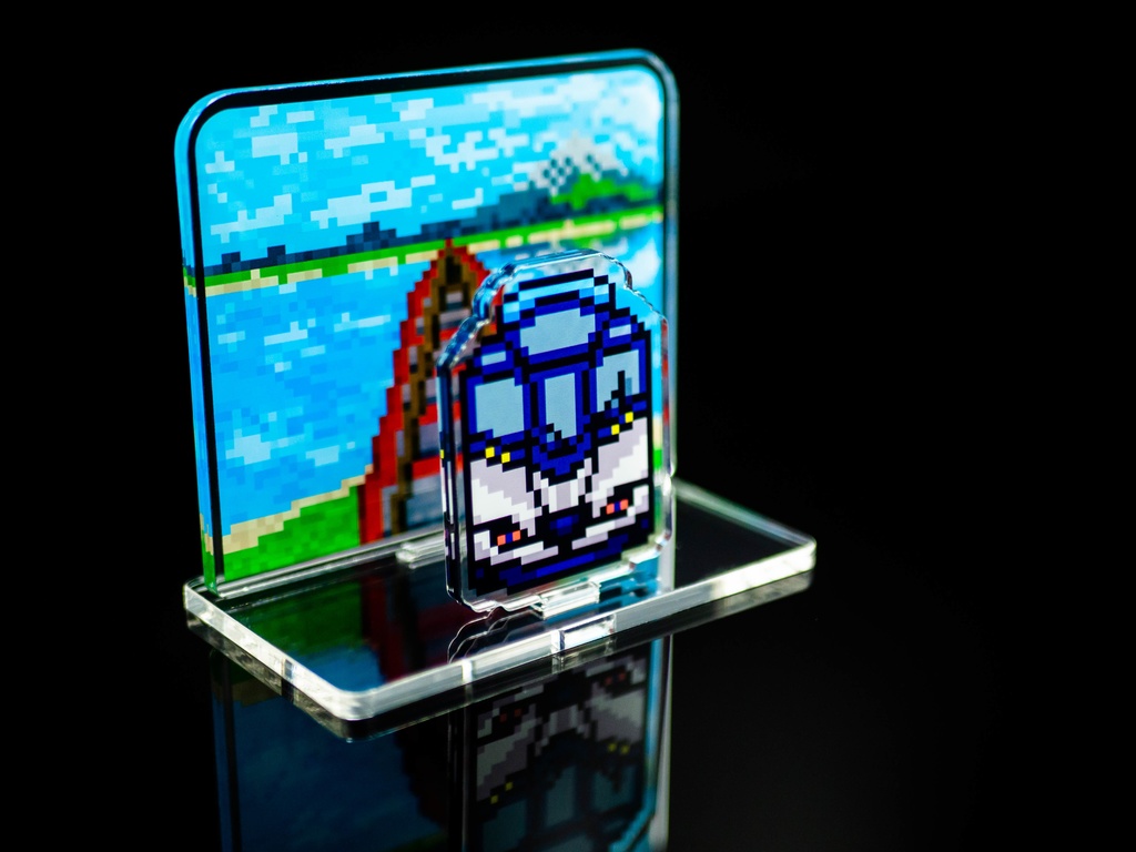 携鉄3000系 アクリルスタンドジオラマ