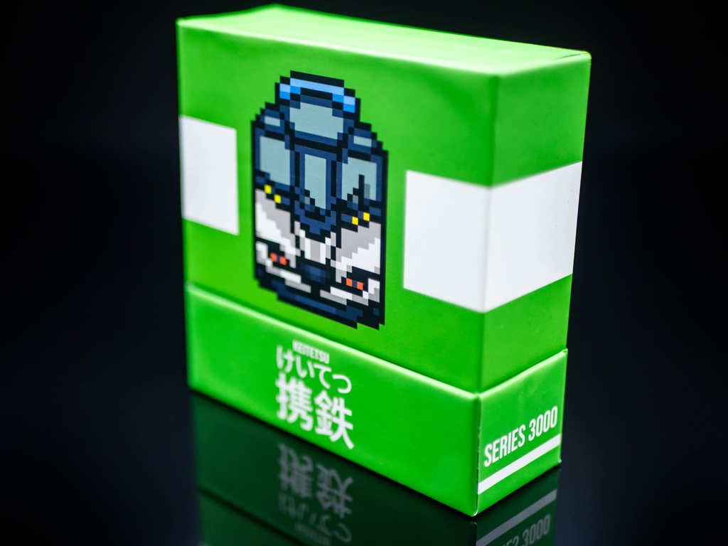 携鉄3000系 アクリルスタンドジオラマ