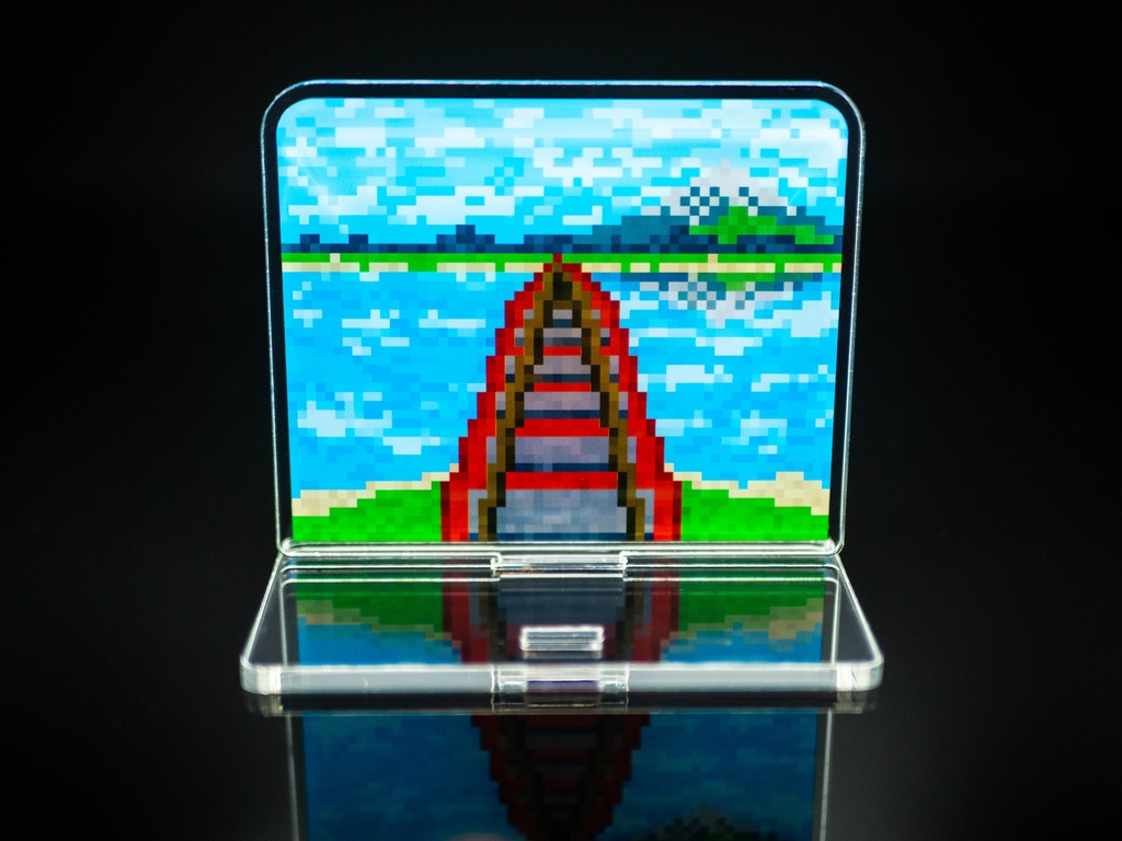 携鉄3000系 アクリルスタンドジオラマ