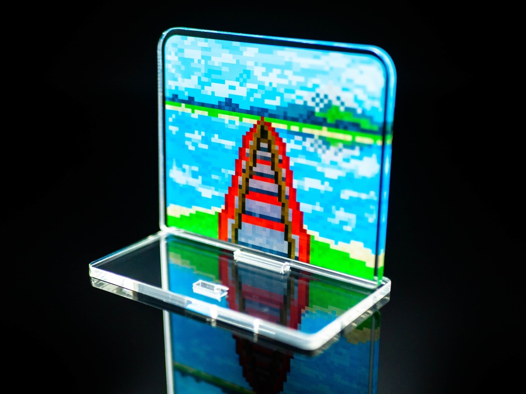 携鉄3000系 アクリルスタンドジオラマ