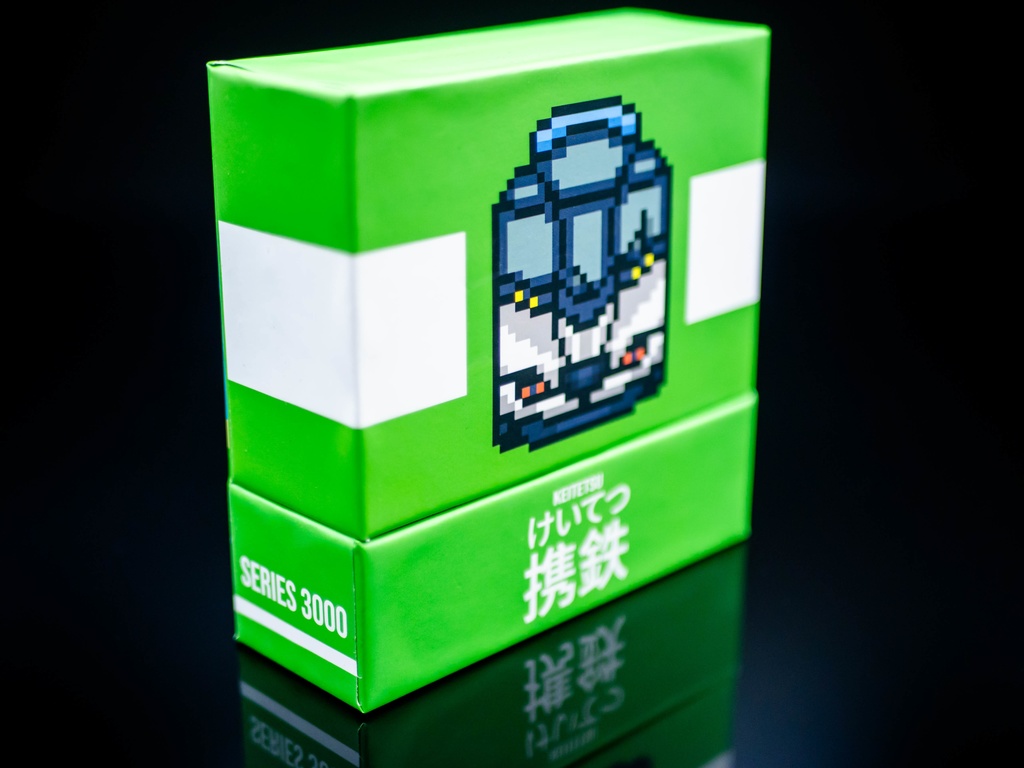 携鉄3000系 アクリルスタンドジオラマ