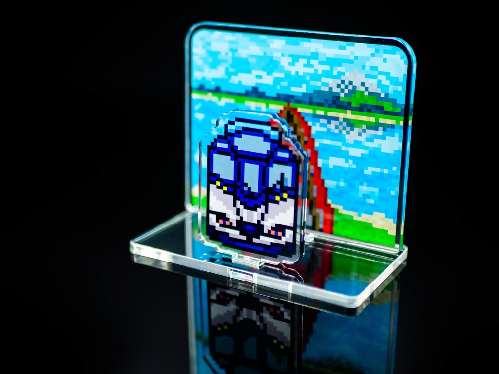 携鉄3000系 アクリルスタンドジオラマ