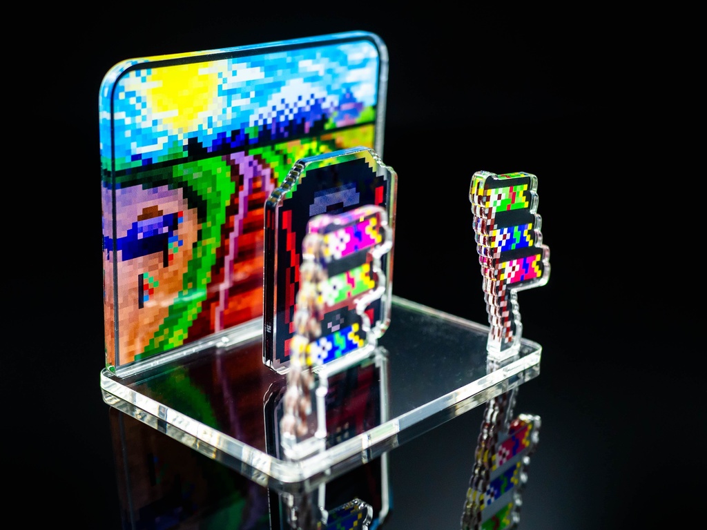 携鉄4000系 アクリルスタンドジオラマ