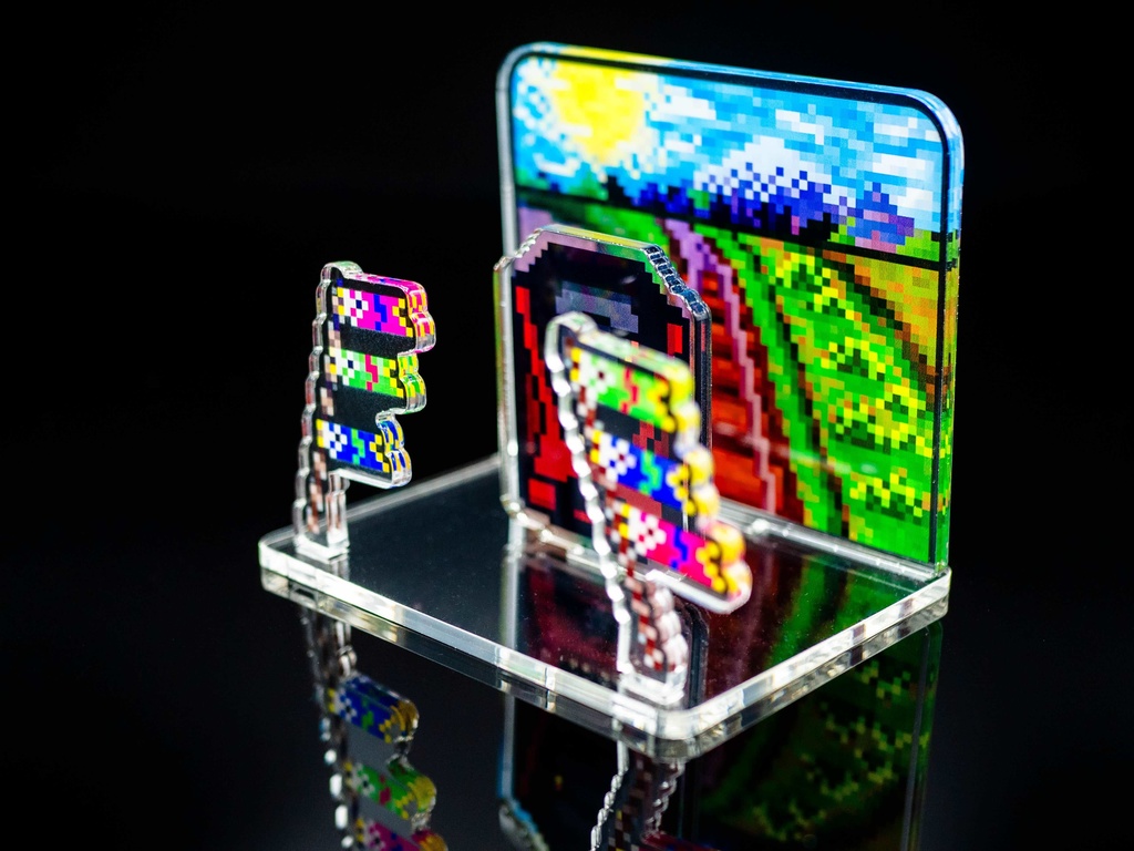 携鉄4000系 アクリルスタンドジオラマ