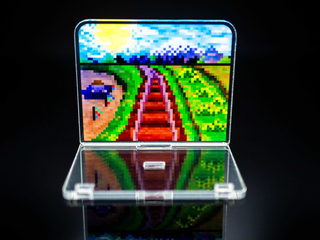 携鉄4000系 アクリルスタンドジオラマ