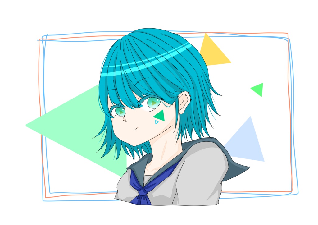 さんかく パーカー