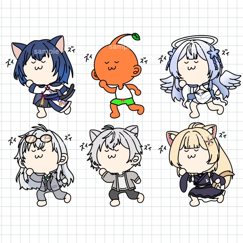 ズイズイ量産イラスト