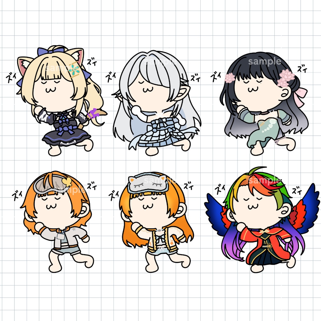 ズイズイ量産イラスト