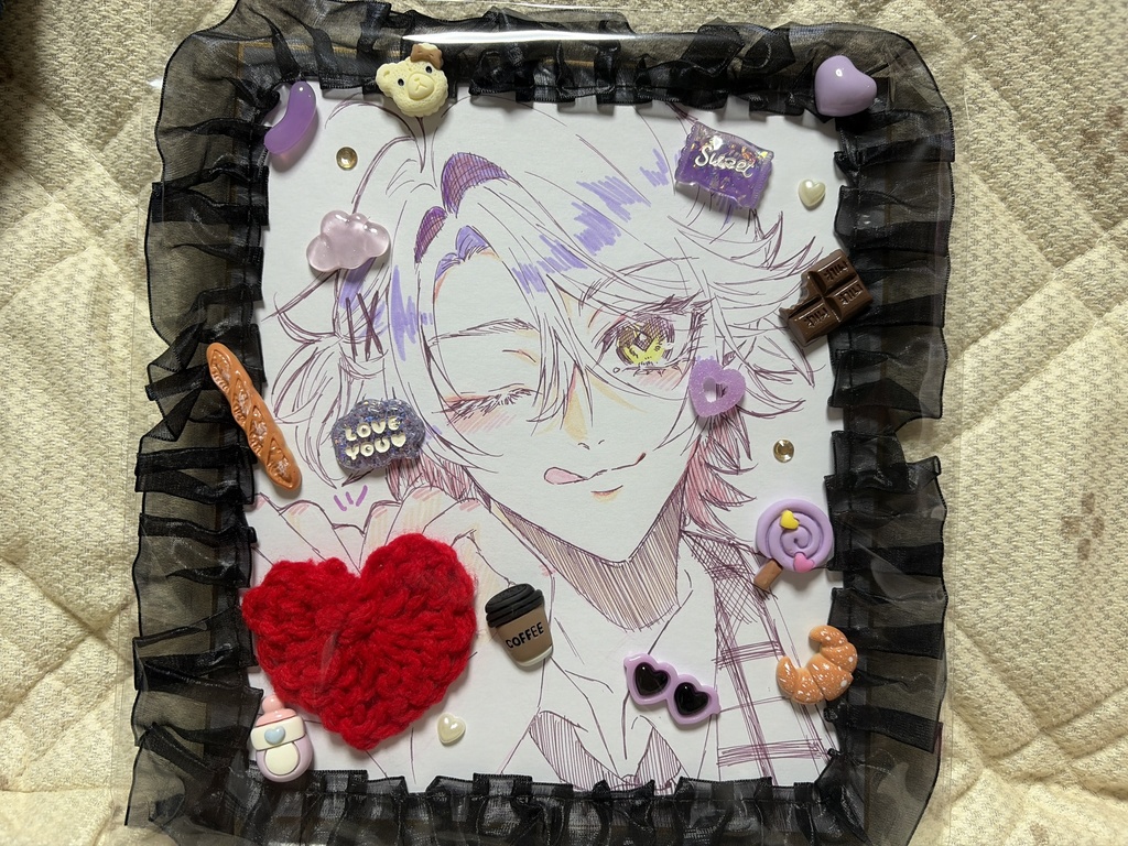 直筆色紙 渡会雲雀