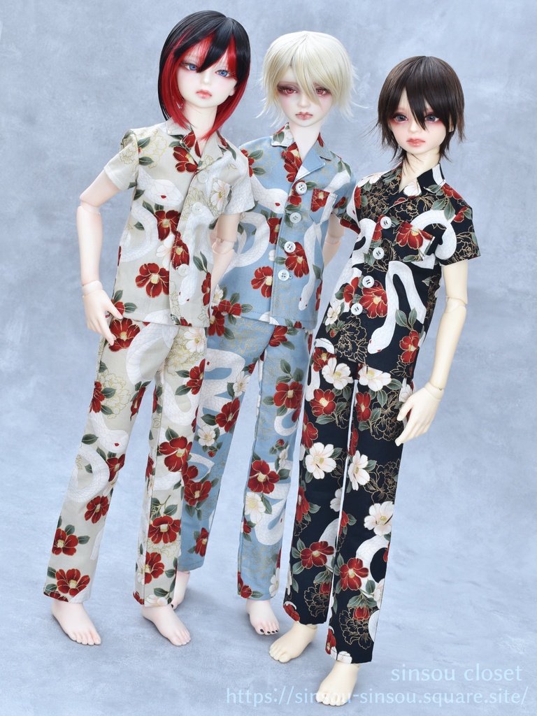 sale【GrB】白蛇シャツ・パンツセット