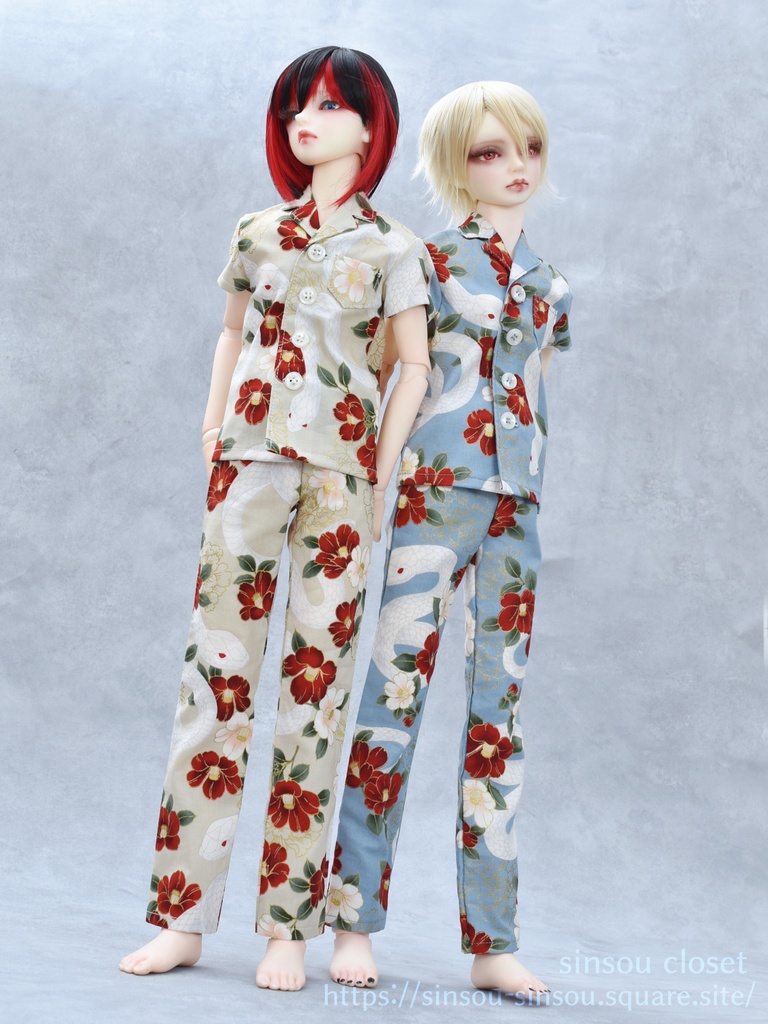 sale【GrB】白蛇シャツ・パンツセット