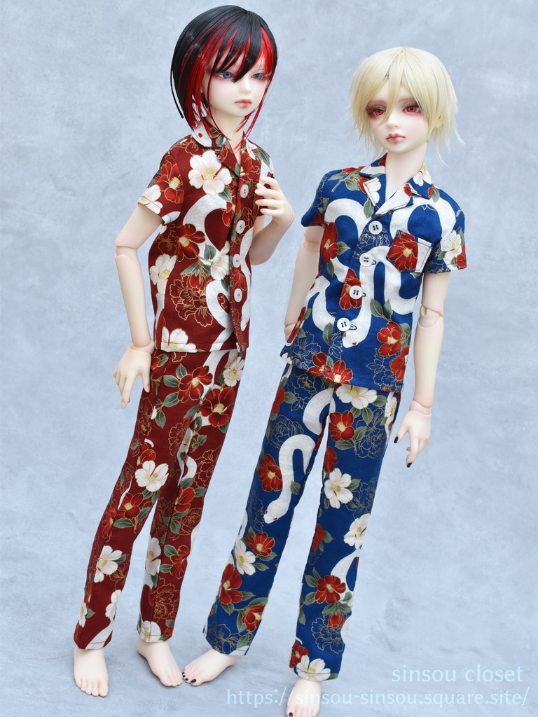 sale【GrB】白蛇シャツ・パンツセット