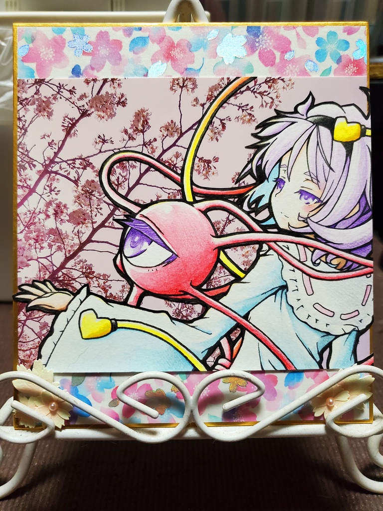 今月のさとり様ミニ色紙4月号