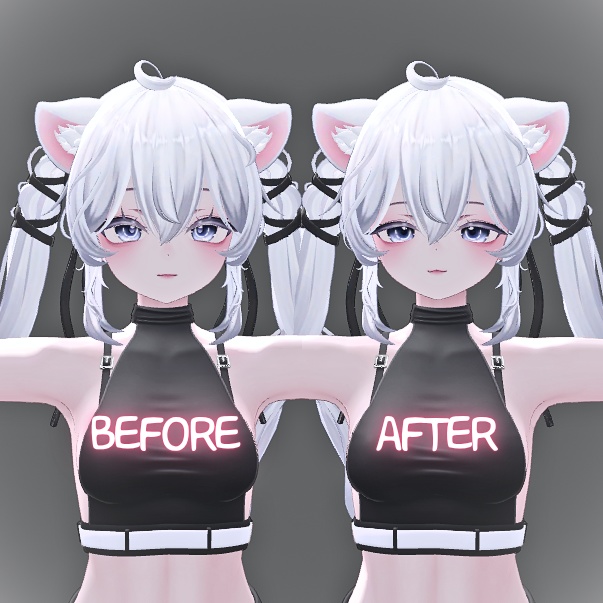 【し お / Sio 】Cute Face Blendshape