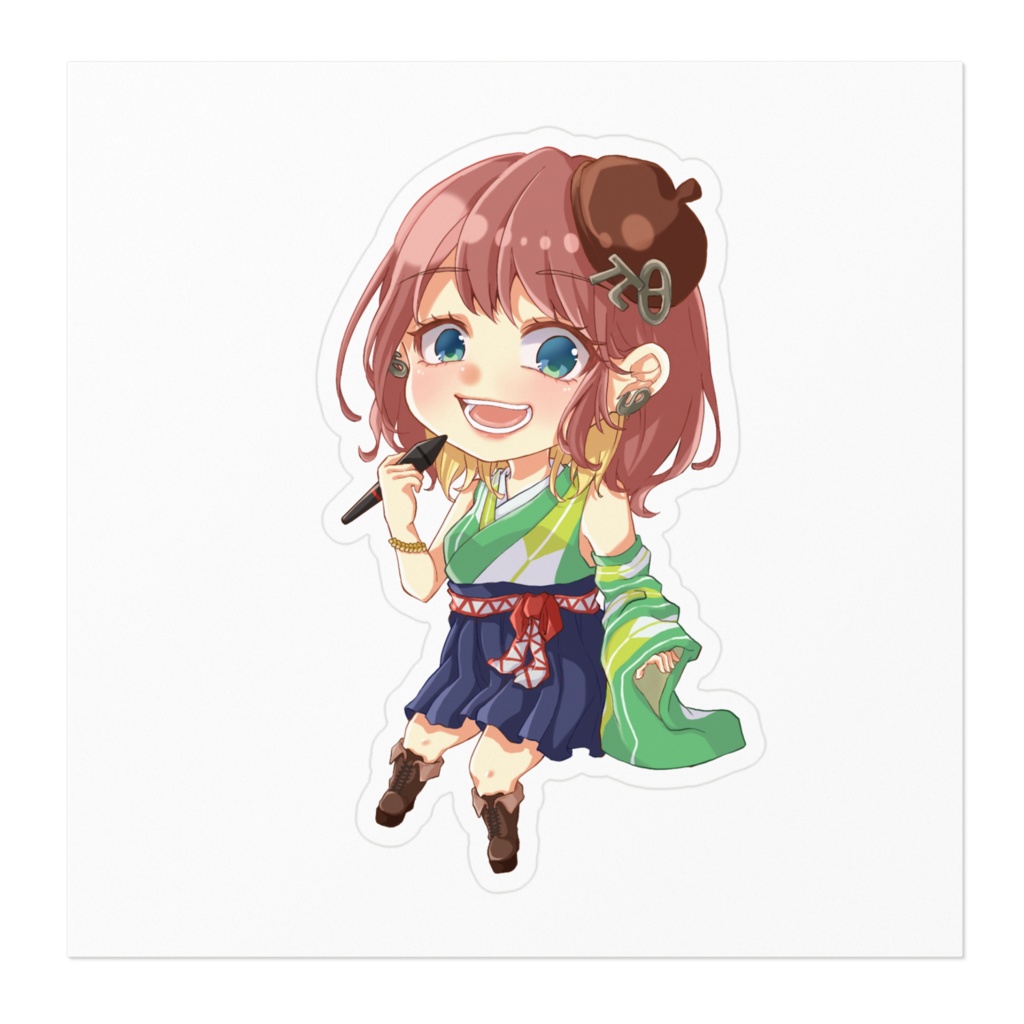 霜月たもステッカー