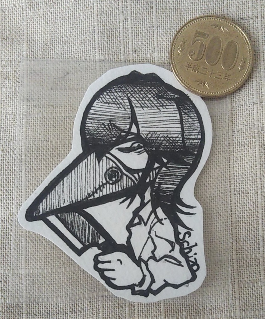 アナログミニ原画 紙イーゼル付き