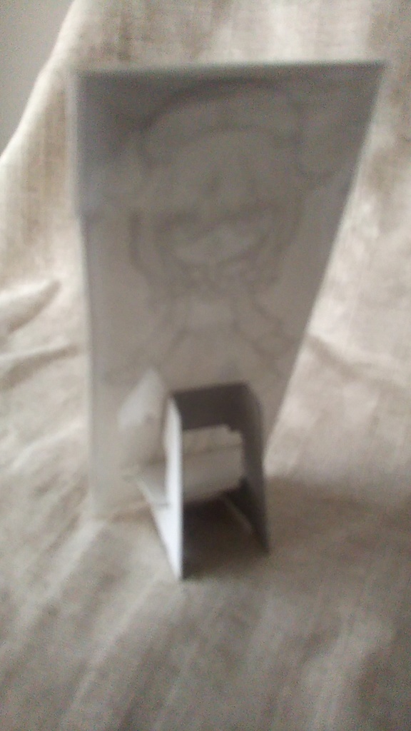 アナログミニ原画 紙イーゼル付き