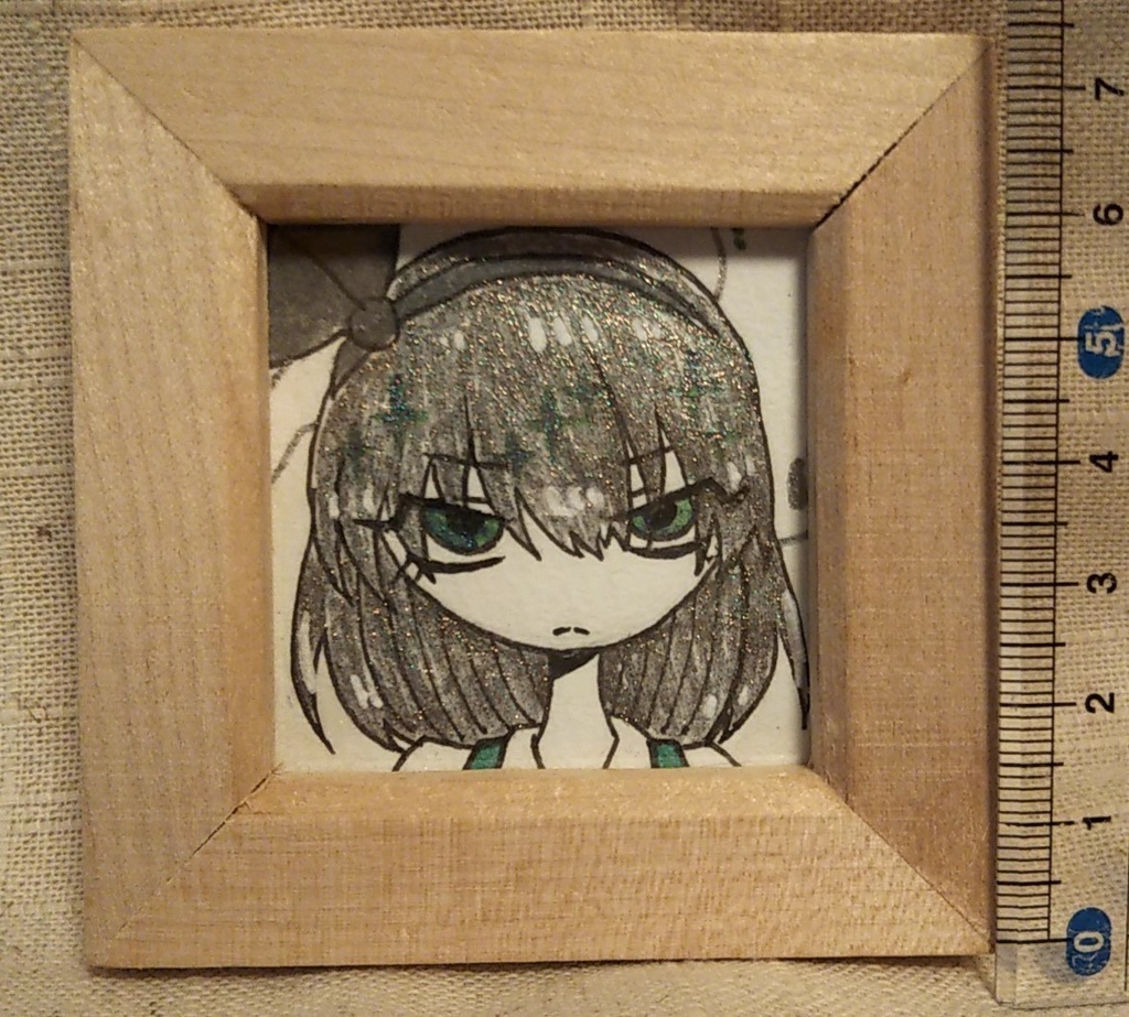 東方額縁付きミニ原画 リクエスト可能