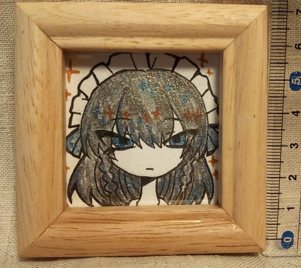 東方額縁付きミニ原画 リクエスト可能