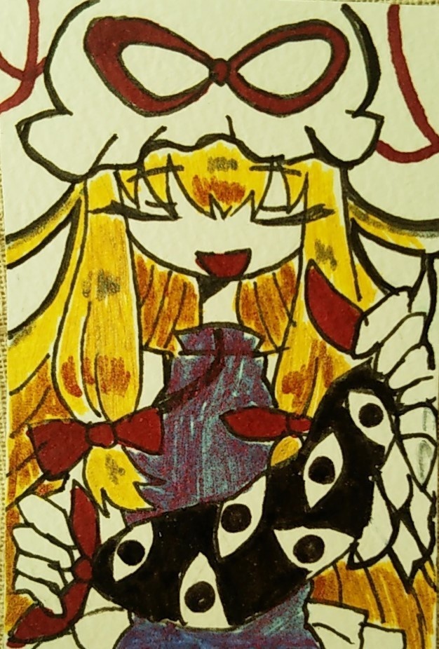 東方額縁付きミニ原画 リクエスト可能