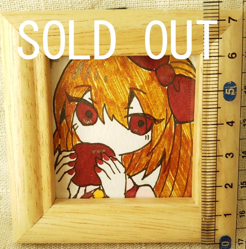 東方額縁付きミニ原画 リクエスト可能