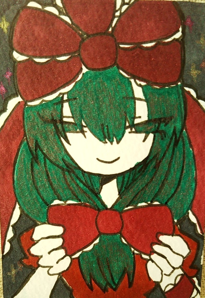 東方額縁付きミニ原画 リクエスト可能