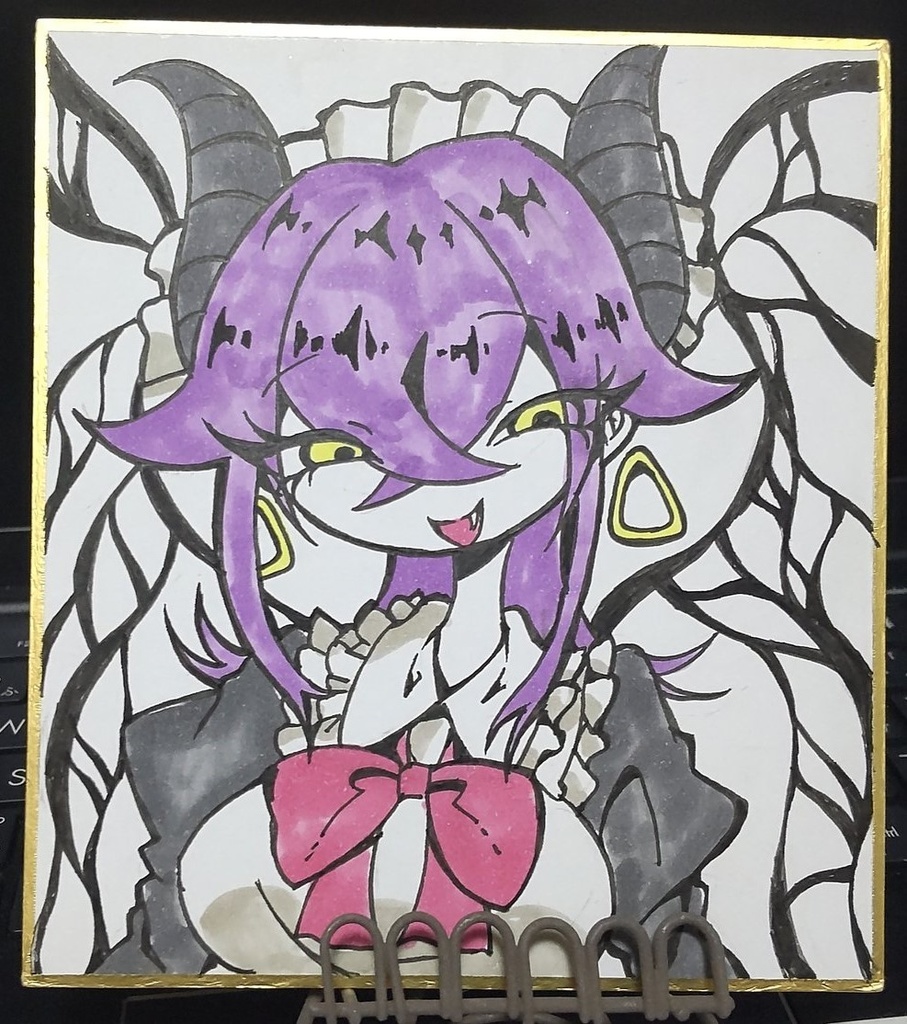 13cm×13cmイラスト色紙