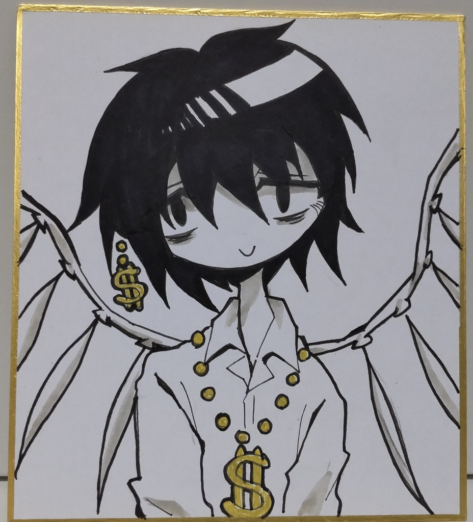 13cm×13cmイラスト色紙