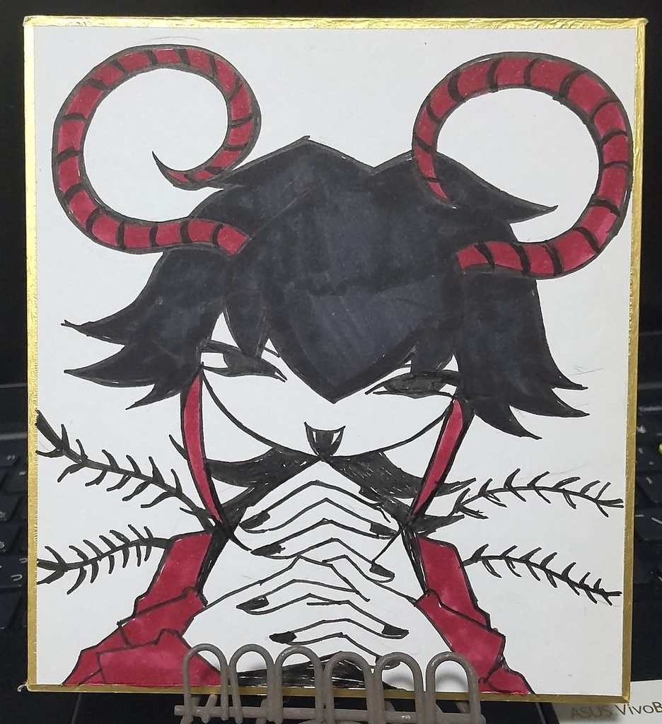 13cm×13cmイラスト色紙