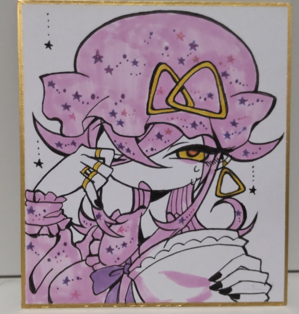 13cm×13cmイラスト色紙