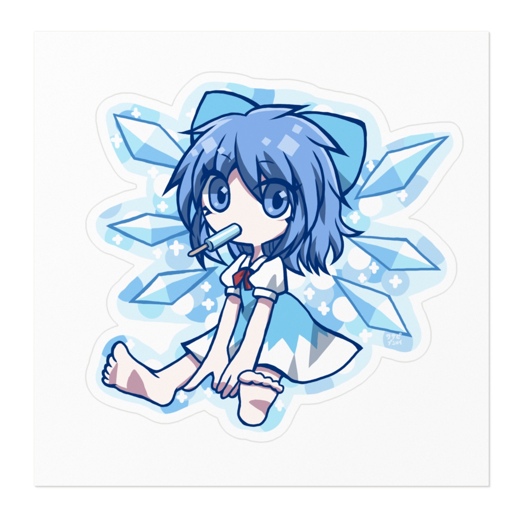 【boothオンデマンド限定】チルノステッカー