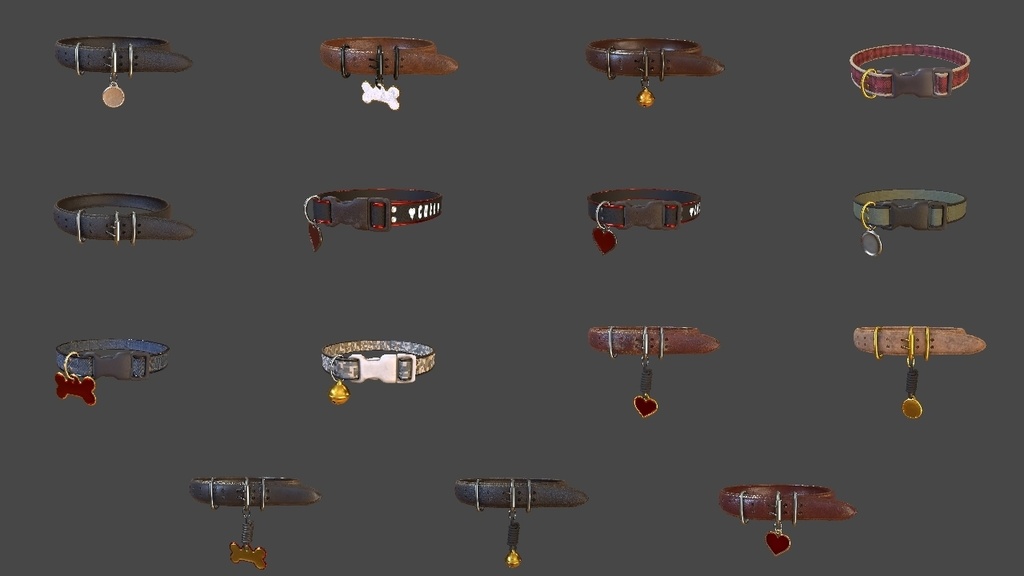 Collars - Buckled and Side-buckle (14 collars)