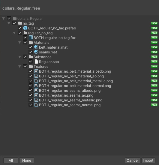 Collars - Regular no tag - FREE