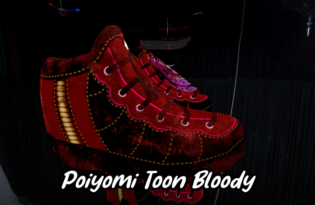 VR Chat ready shoes with emission (Quest, Poiyomi and standard shaders)