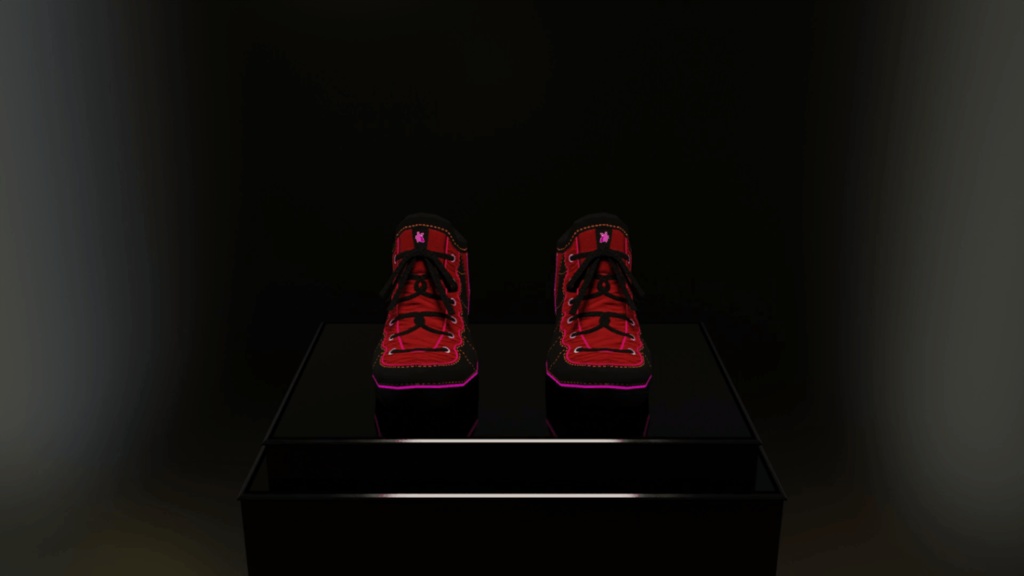 VR Chat ready shoes with emission (Quest, Poiyomi and standard shaders)