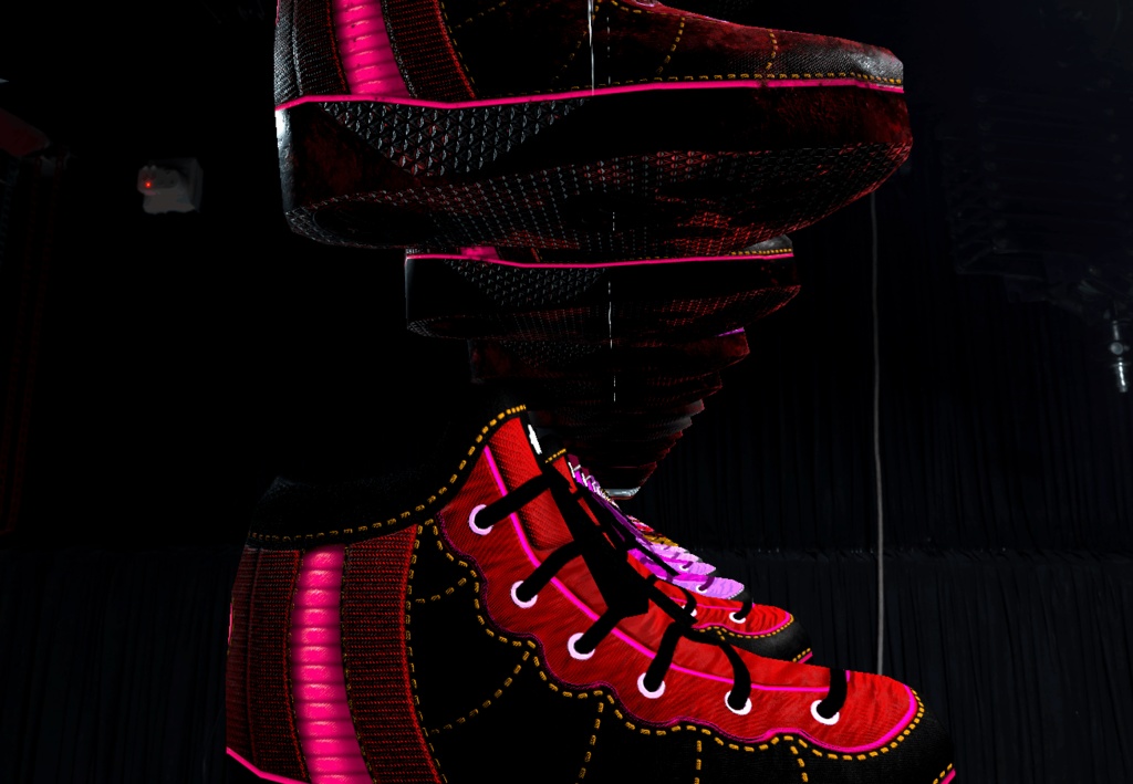 VR Chat ready shoes with emission (Quest, Poiyomi and standard shaders)