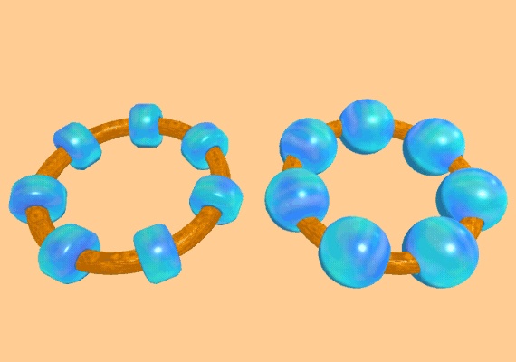 Customizable animated bracelets