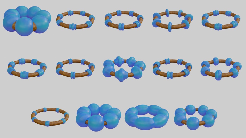 Customizable animated bracelets